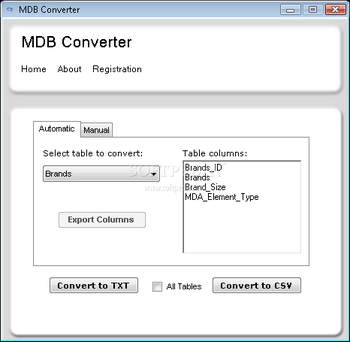 MDB Converter screenshot 2