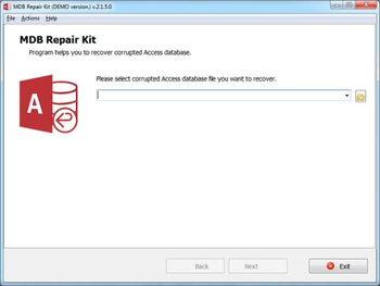MDB Repair Kit screenshot