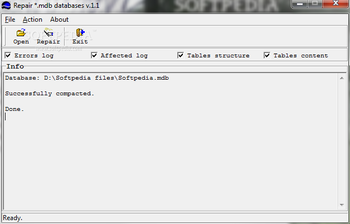 MDB_Repair screenshot