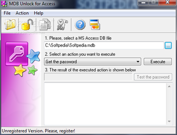 MDB Unlock for Access screenshot