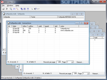 MDB View screenshot