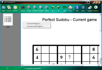 MDI Converter screenshot