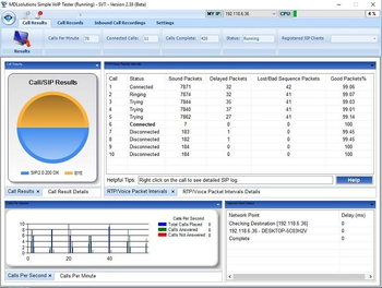 MDLsolutions Quick VoIP Tester screenshot