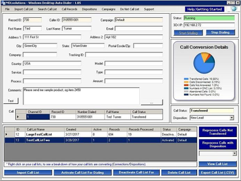 MDLsolutions Windows Desktop Auto Dialer screenshot