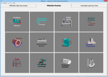 MDSolids screenshot