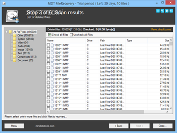 MDT FileRecovery screenshot 3
