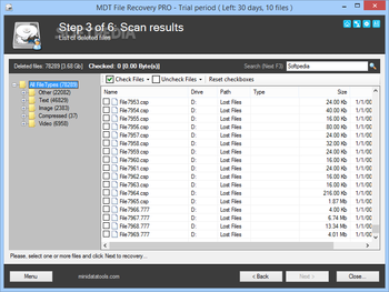 MDT FileRecovery PRO screenshot 3