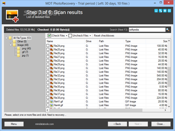 MDT PhotoRecovery screenshot 3