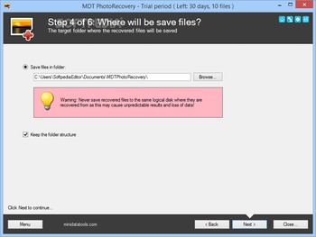 MDT PhotoRecovery screenshot 4