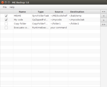 ME Backup screenshot 2