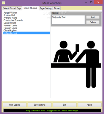 Meal Vouchers screenshot 2