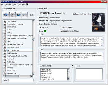 MeD's Movie Manager screenshot