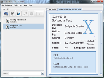 MeD's Movie Manager screenshot 10