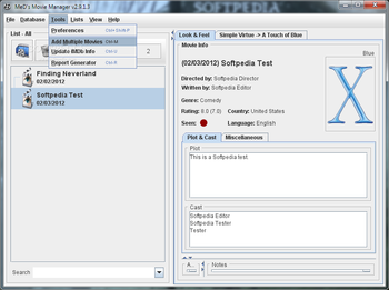 MeD's Movie Manager screenshot 5