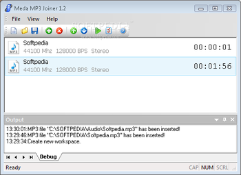 Meda MP3 Joiner screenshot