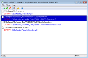 Meda RM2MP3 Converter screenshot 2