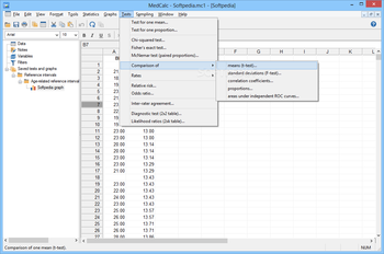 MedCalc screenshot 10