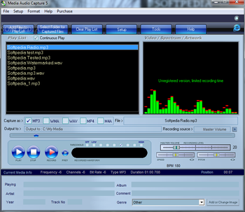 Media Audio Capture screenshot