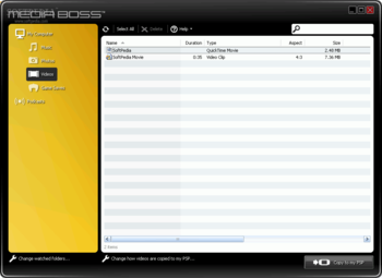 Media Boss for the PSP screenshot 3