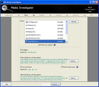 Media Investigator screenshot