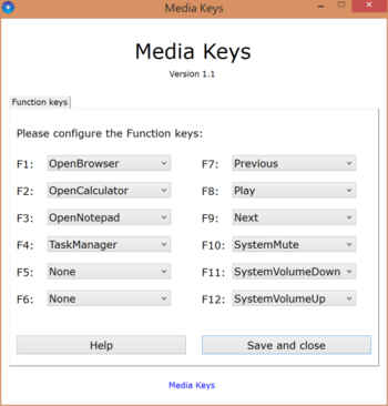 Media Keys screenshot 2