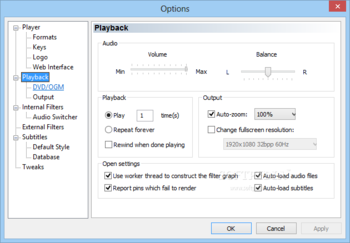 Media Player Classic for Win2k/XP screenshot 12