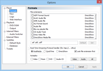 Media Player Classic for Win2k/XP screenshot 9