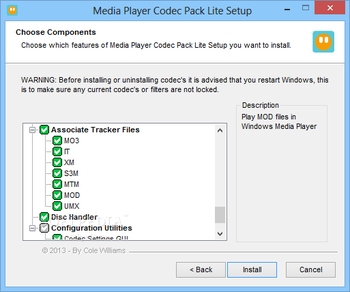 Media Player Codec Pack Lite screenshot 5