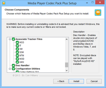 Media Player Codec Pack Plus screenshot 5