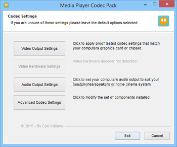 Media Player Codec Pack Plus screenshot 9