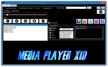 Media Player X10 screenshot