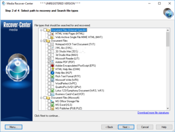 Media Recover-Center screenshot 2
