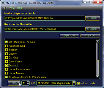 Media Shuffle screenshot