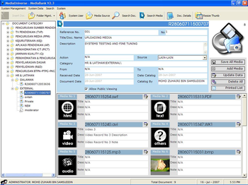 Media Universe - Media Bank screenshot