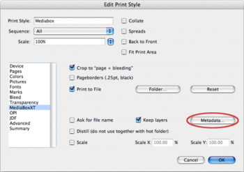 MediaBoxXT for QuarkXPress screenshot