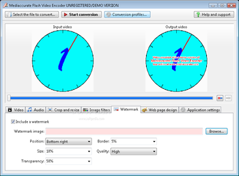 Mediaccurate Flash Video Encoder screenshot 3