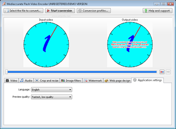 Mediaccurate Flash Video Encoder screenshot 4