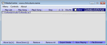 MediaCentre screenshot