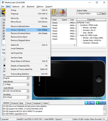 MediaCoder iPod/iPhone/iPad Edition screenshot 3