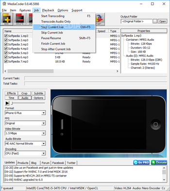 MediaCoder iPod/iPhone/iPad Edition screenshot 4
