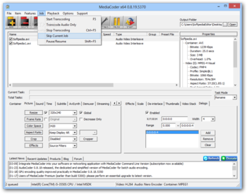 MediaCoder screenshot 13