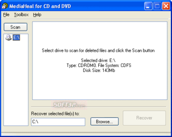 MediaHeal for CD and DVD screenshot 2