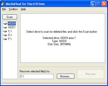 MediaHeal for Hard Drives screenshot 2