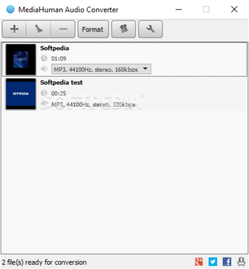 MediaHuman Audio Converter screenshot