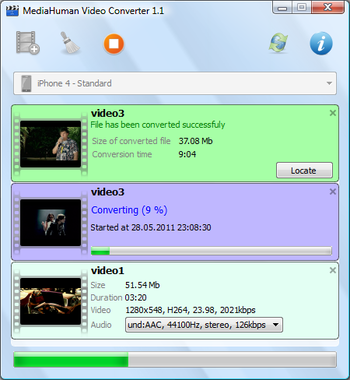 MediaHuman Video Converter screenshot