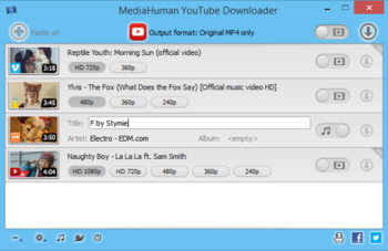 MediaHuman YouTube Downloader screenshot