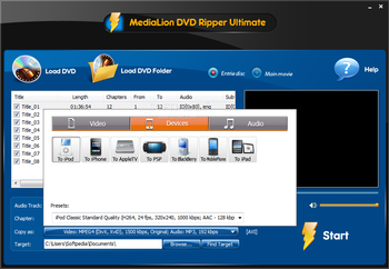 MediaLion DVD Ripper Ultimate screenshot 2