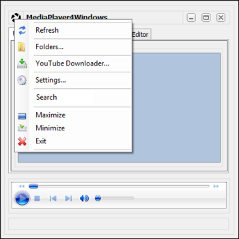MediaPlayer4Windows screenshot 3