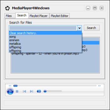 MediaPlayer4Windows screenshot 6