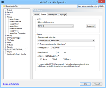 MediaPortal screenshot 23